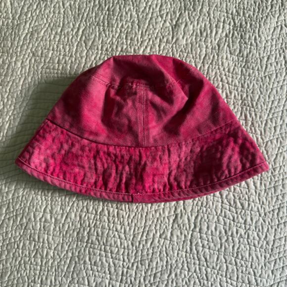 Zara Washed Effect Bucket Hat Hot Pink Size S-M - Picture 2 of 5